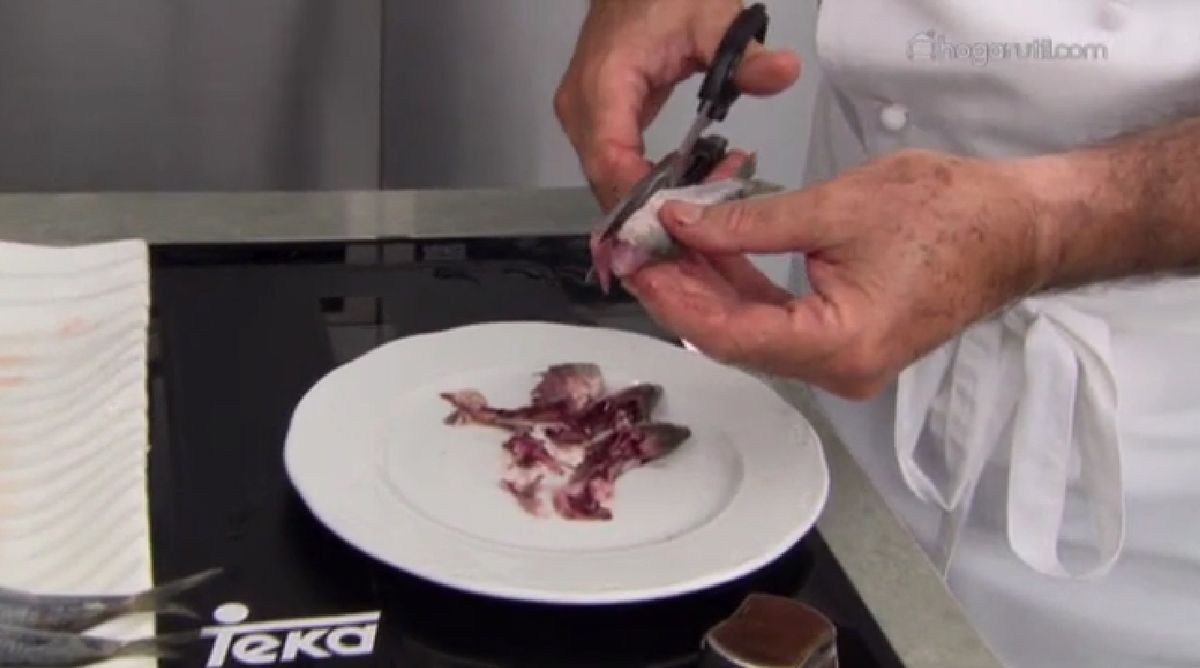 Cómo limpiar las sardinas p4