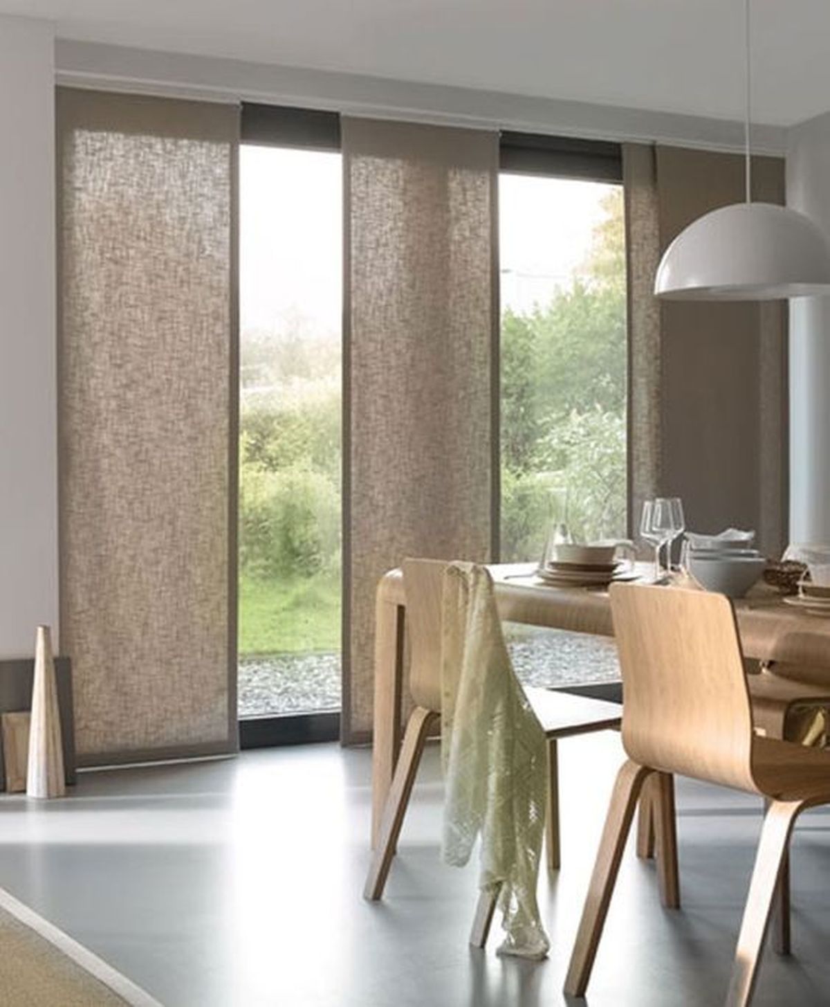 comedor paneles japoneses cortinas.es