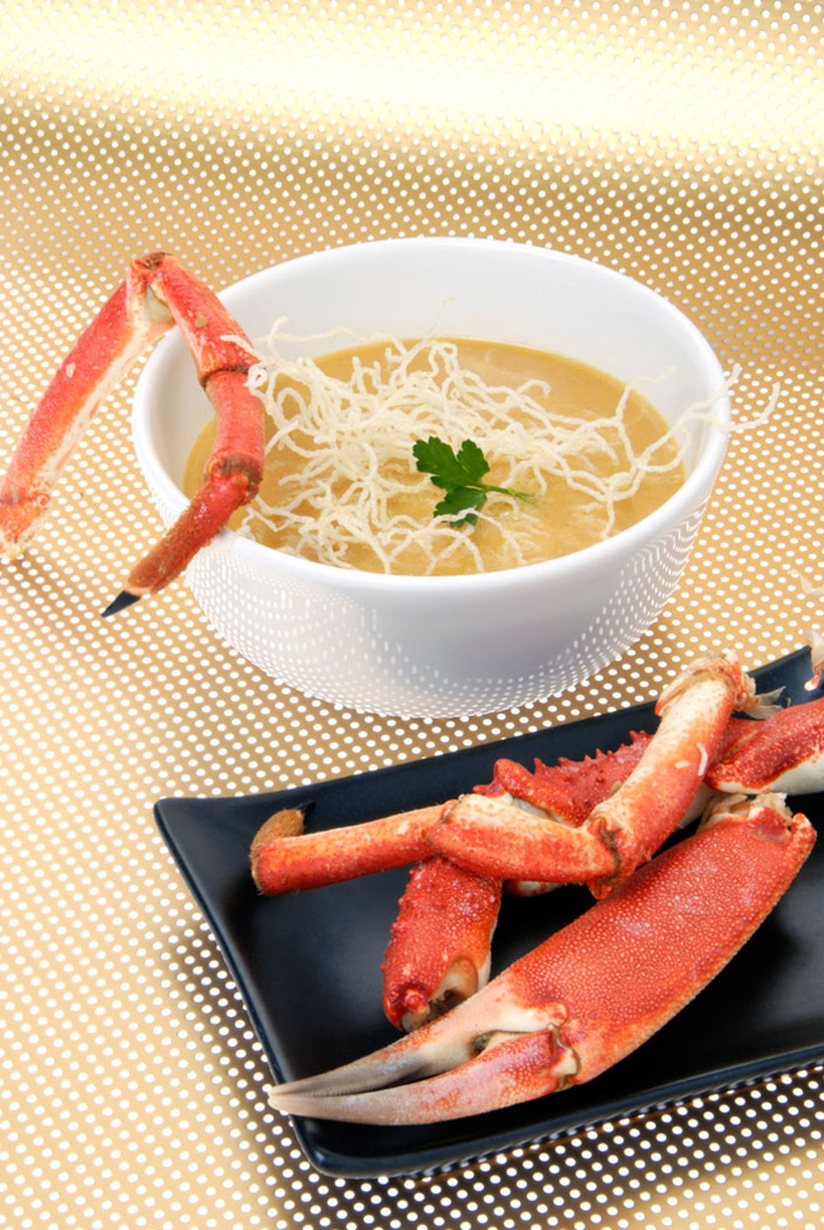 Crema de centolla