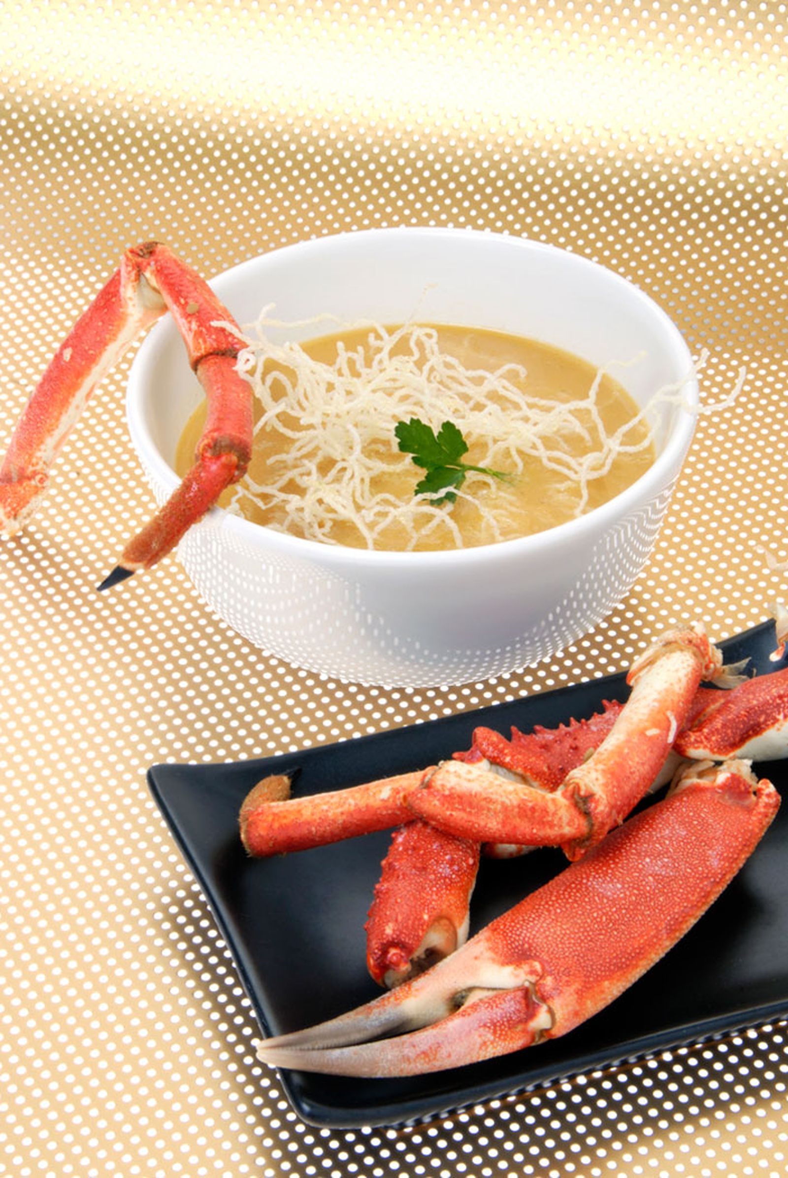 Crema de centolla