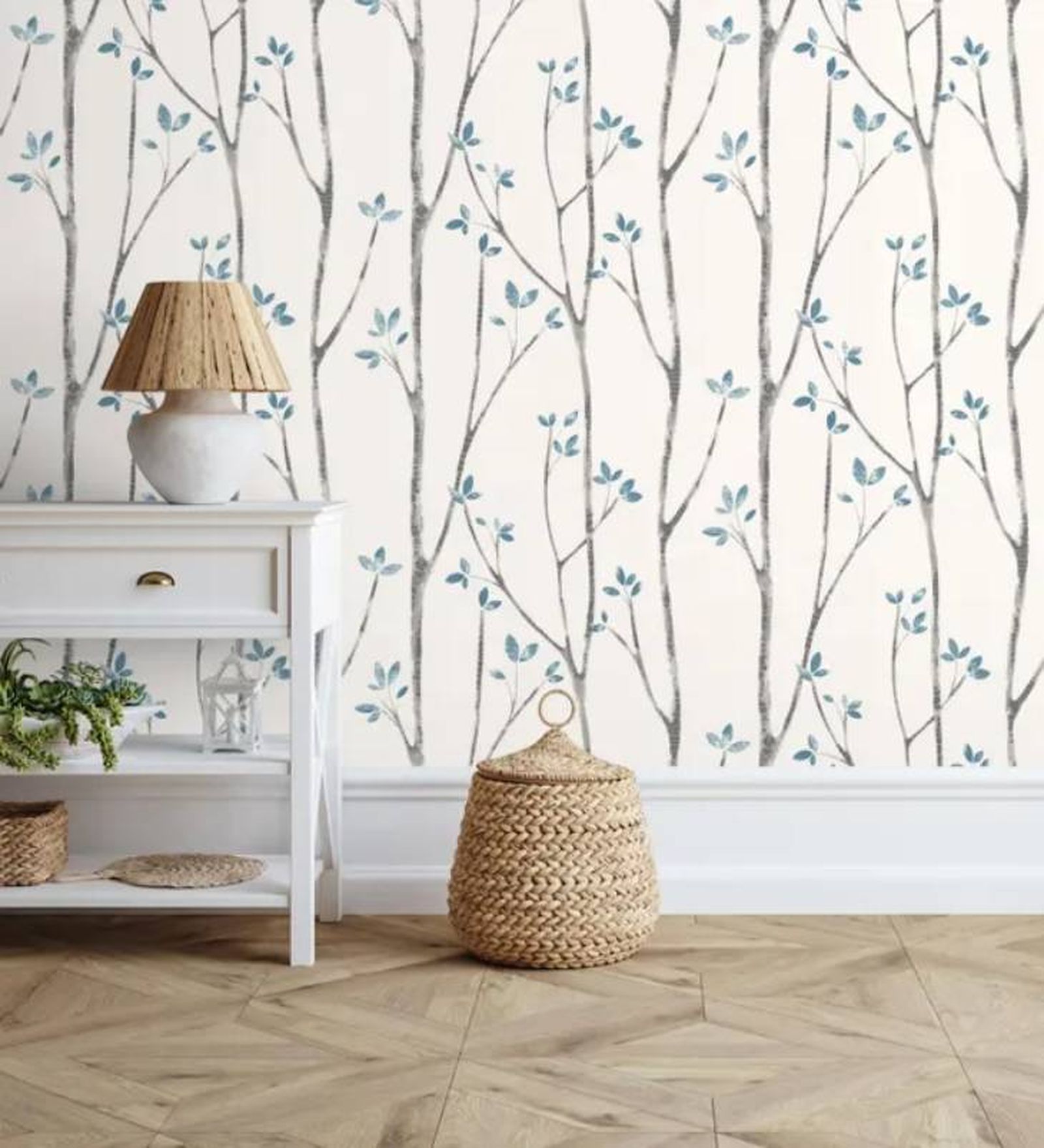 papel pintado ramas hojas azules leroy merlin papel pintado ramas hojas azules leroy merlin