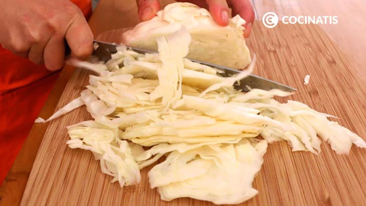 Receta de okonomiyaki. la tortilla japonesa  paso 2