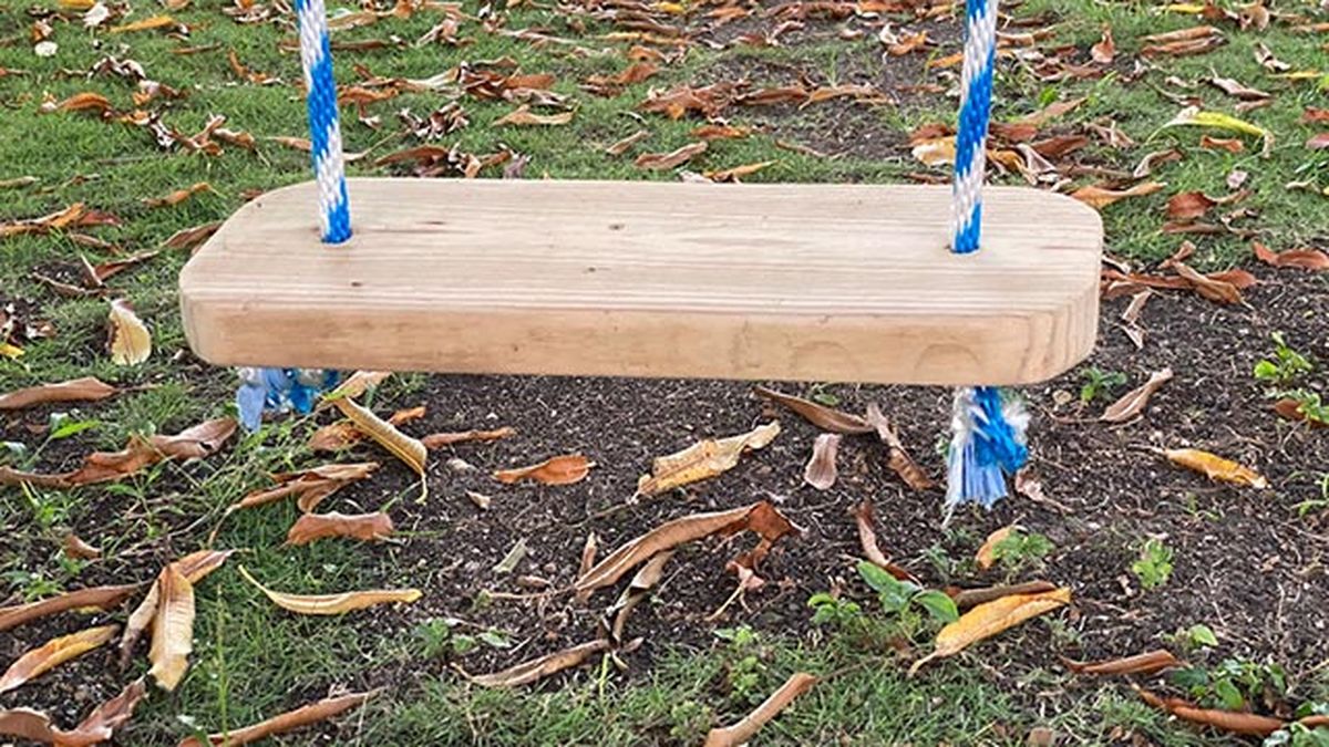 como hacer un columpio casero tabla