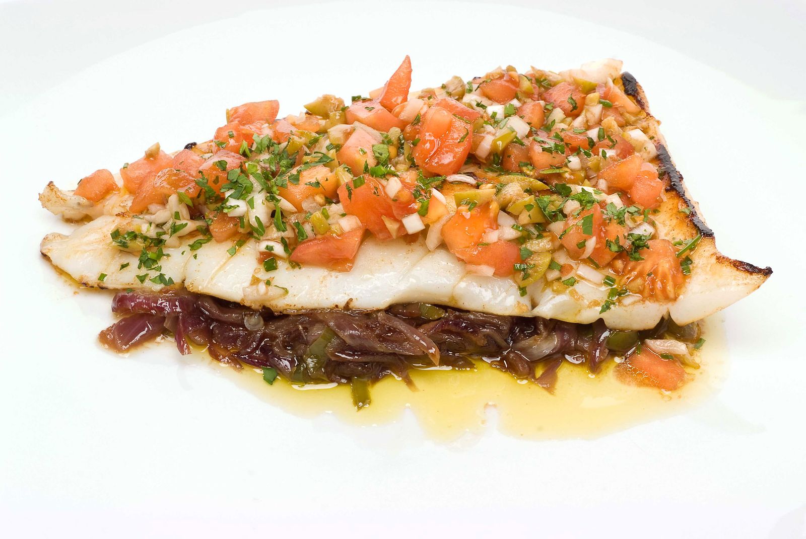 Sepia a la plancha con vinagreta de tomate Sepia a la plancha con vinagreta de tomate