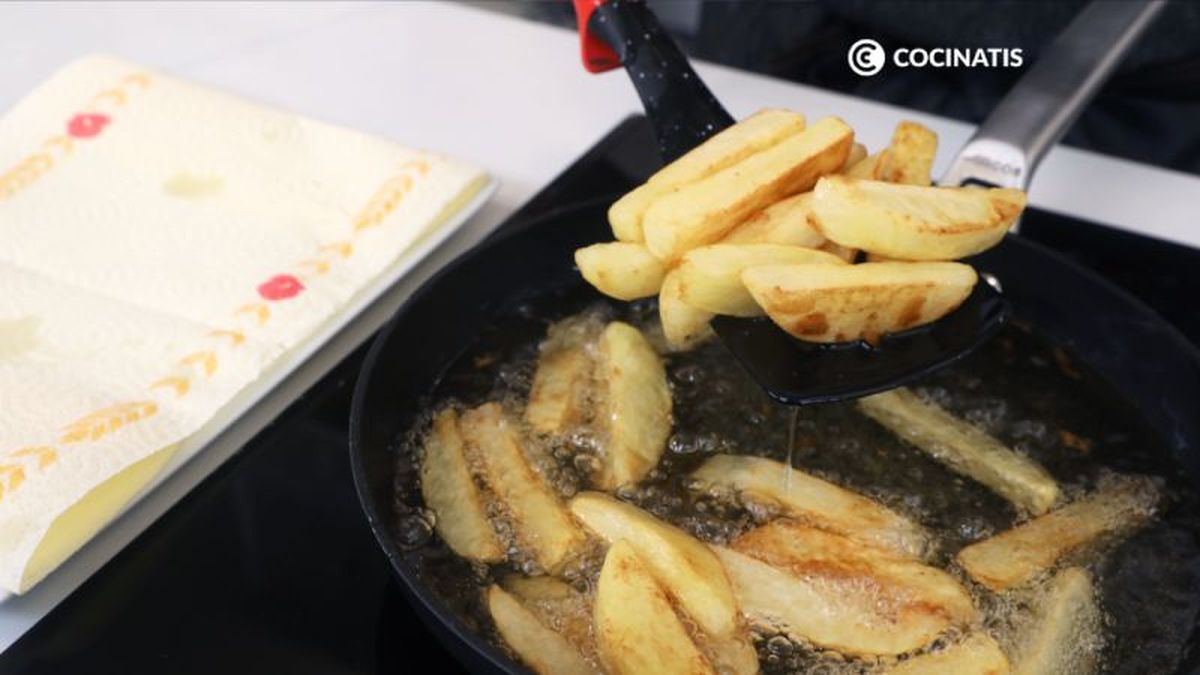 Freímos las patatas