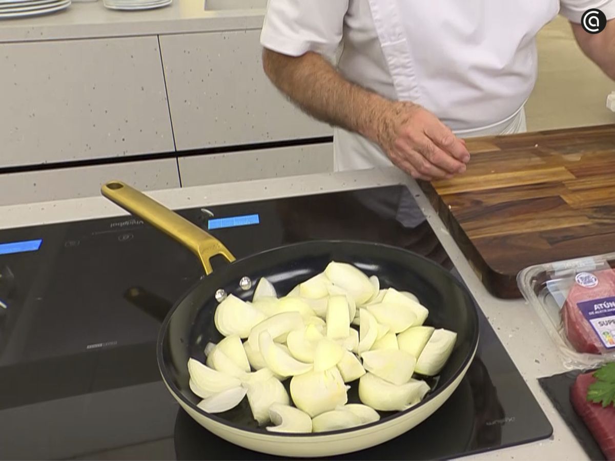 Cocina las cebollas a fuego suave