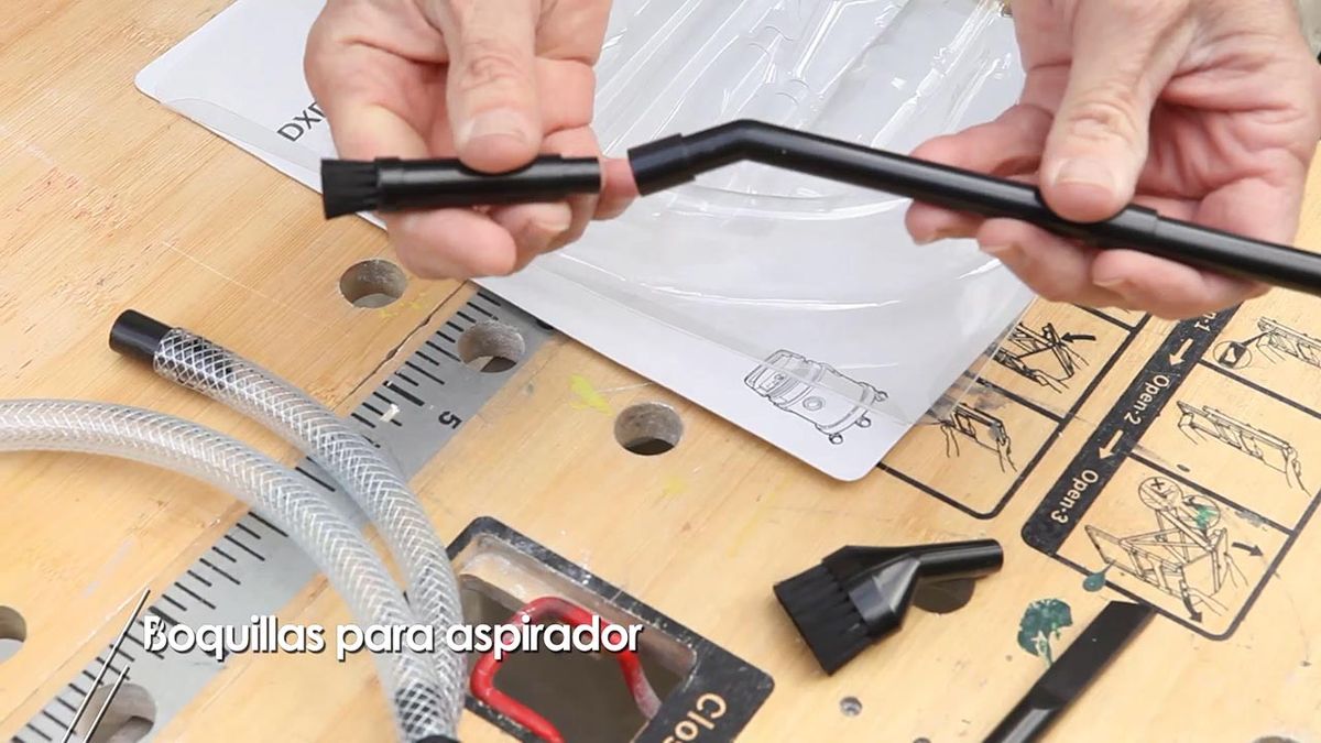 Kit de boquillas para el aspirador paso 3