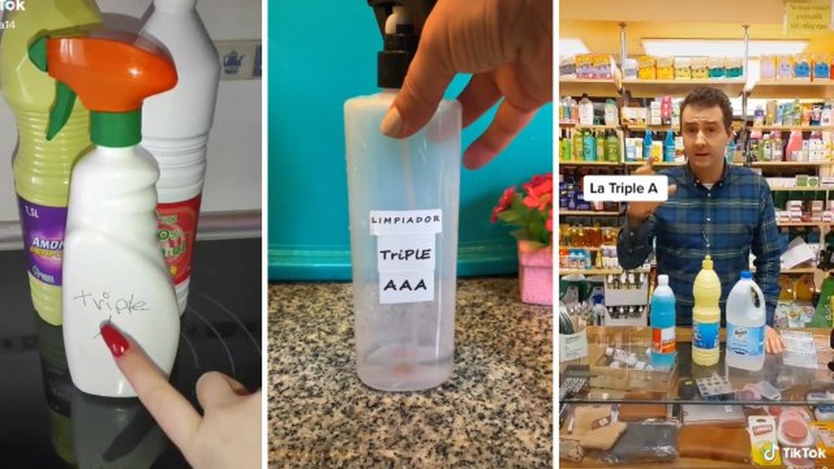 triple a limpiador casero multiiusos preparacion