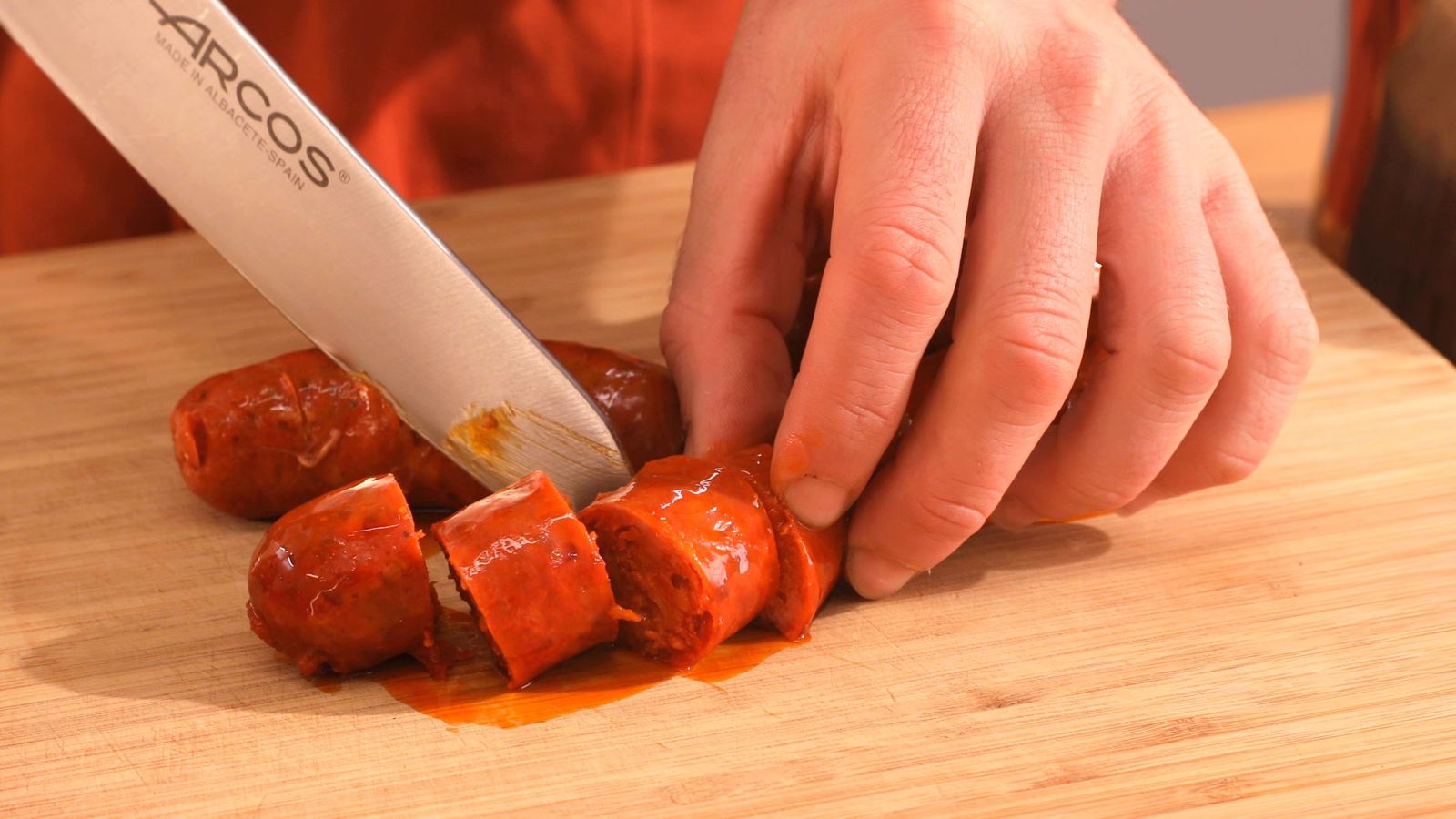 Receta chorizos a la sidra paso 2 Receta chorizos a la sidra paso 2