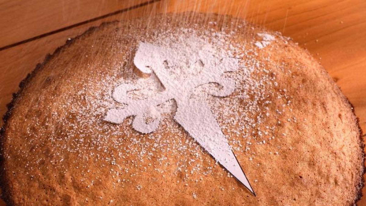 Sirve la tarta de Santiago paso 5