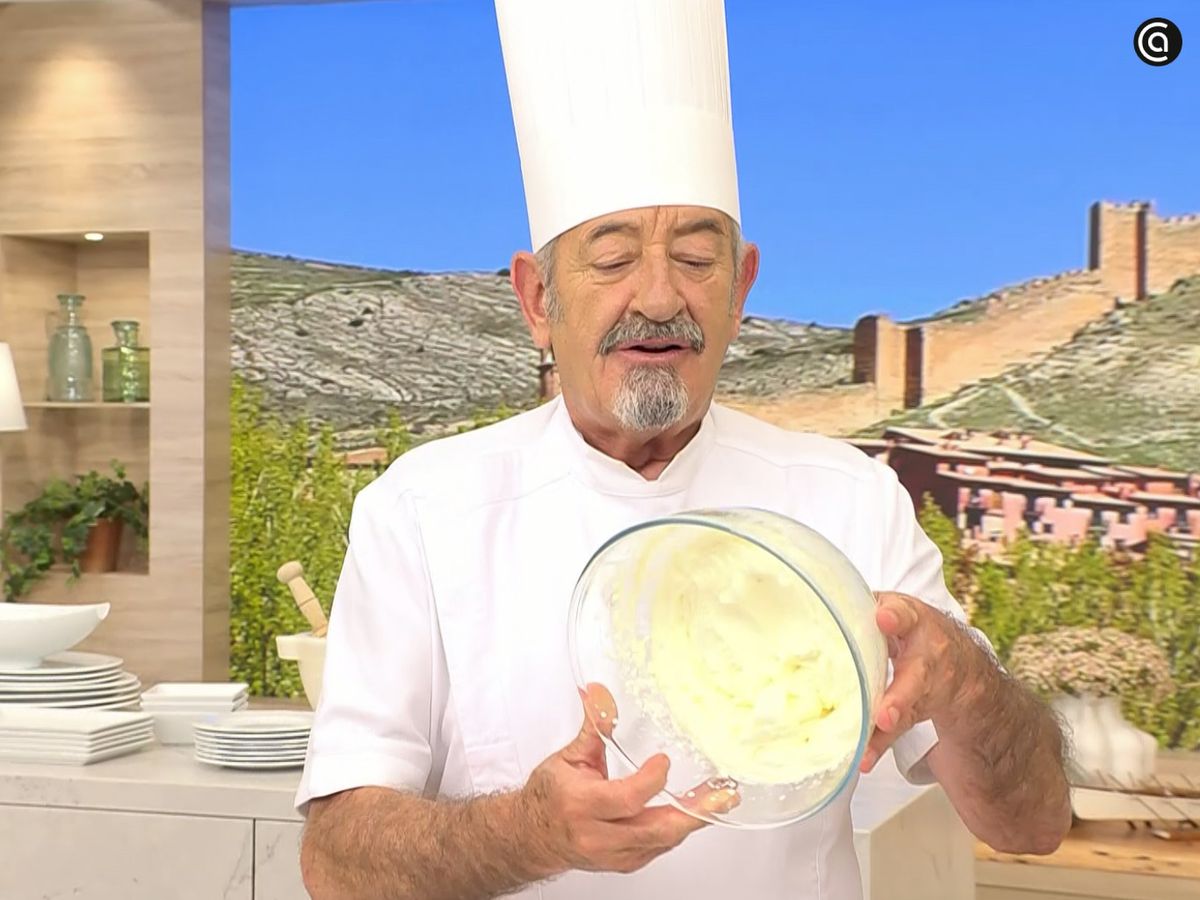 Mousse de frambuesas - truco para saber si la nata está montada