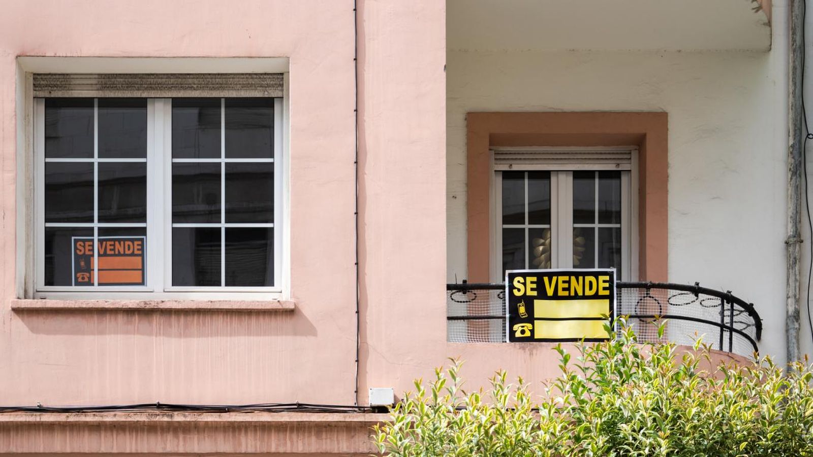 Anuncio de la venta de una vivienda.