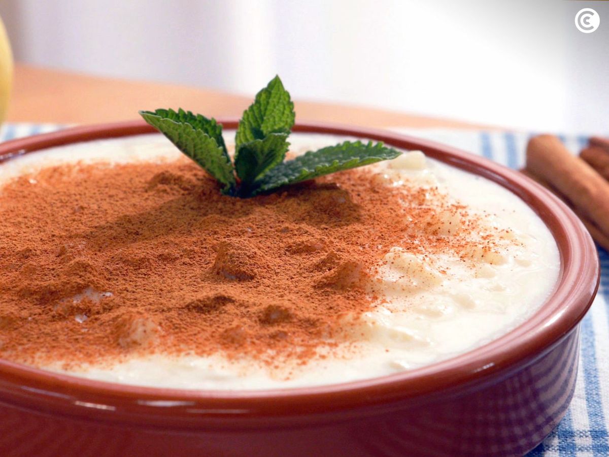 Arroz con leche cremoso