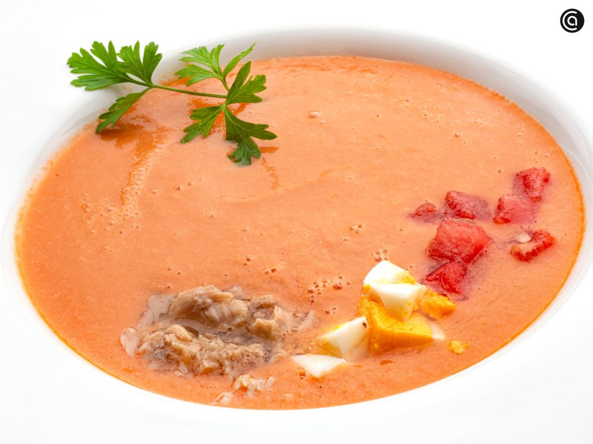 Gazpacho de sandía y tomate