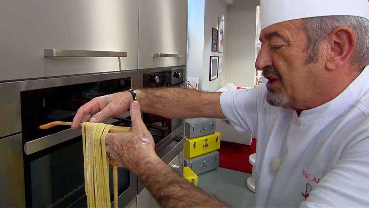 como hacer pasta fresca trucos karlos arguinano colgar pasta