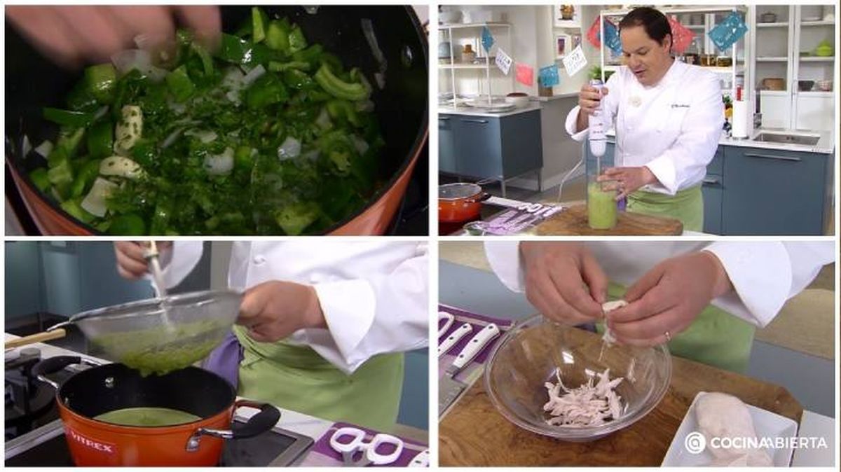 enchiladas suizas paso a paso 1