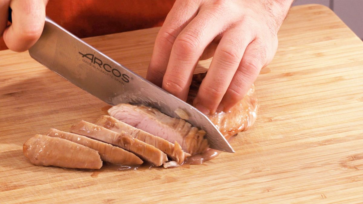 pechuga de pavo con salsa de manzana y zanahoria  paso 5