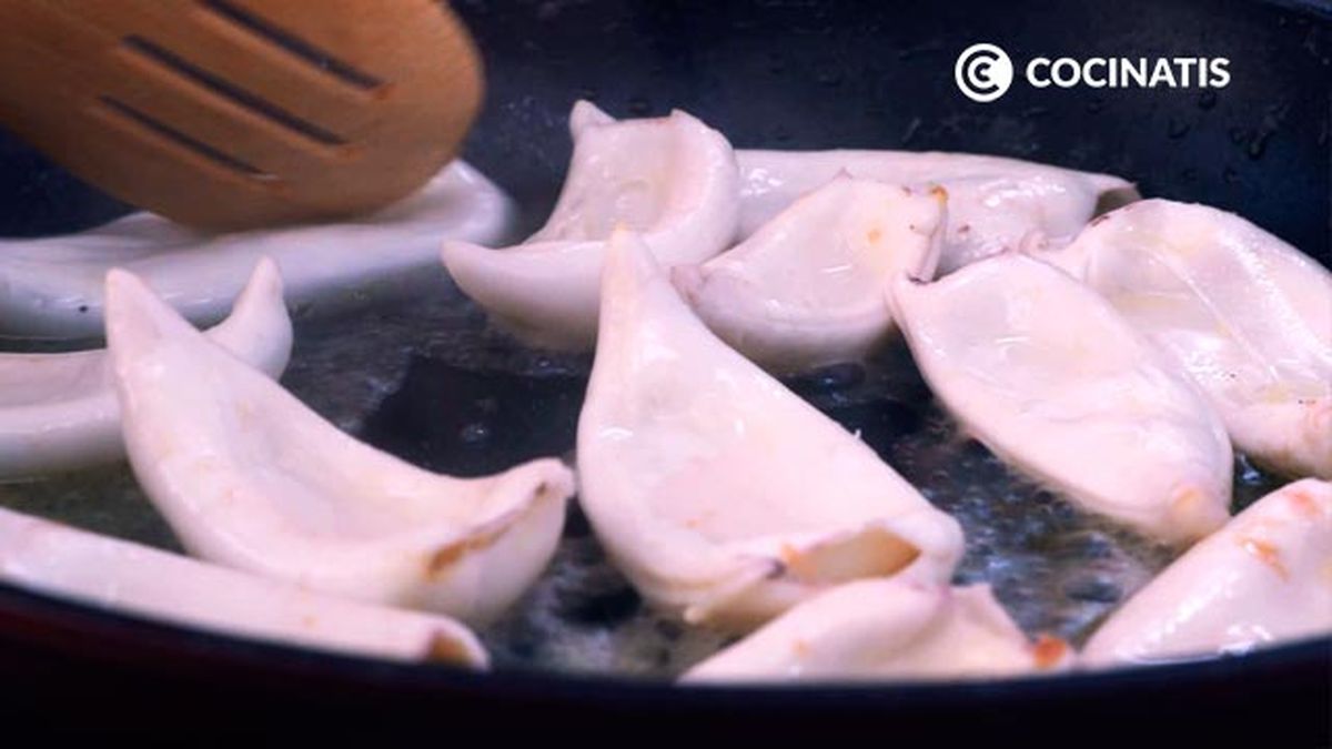 Receta de chipirones encebollados  paso 2