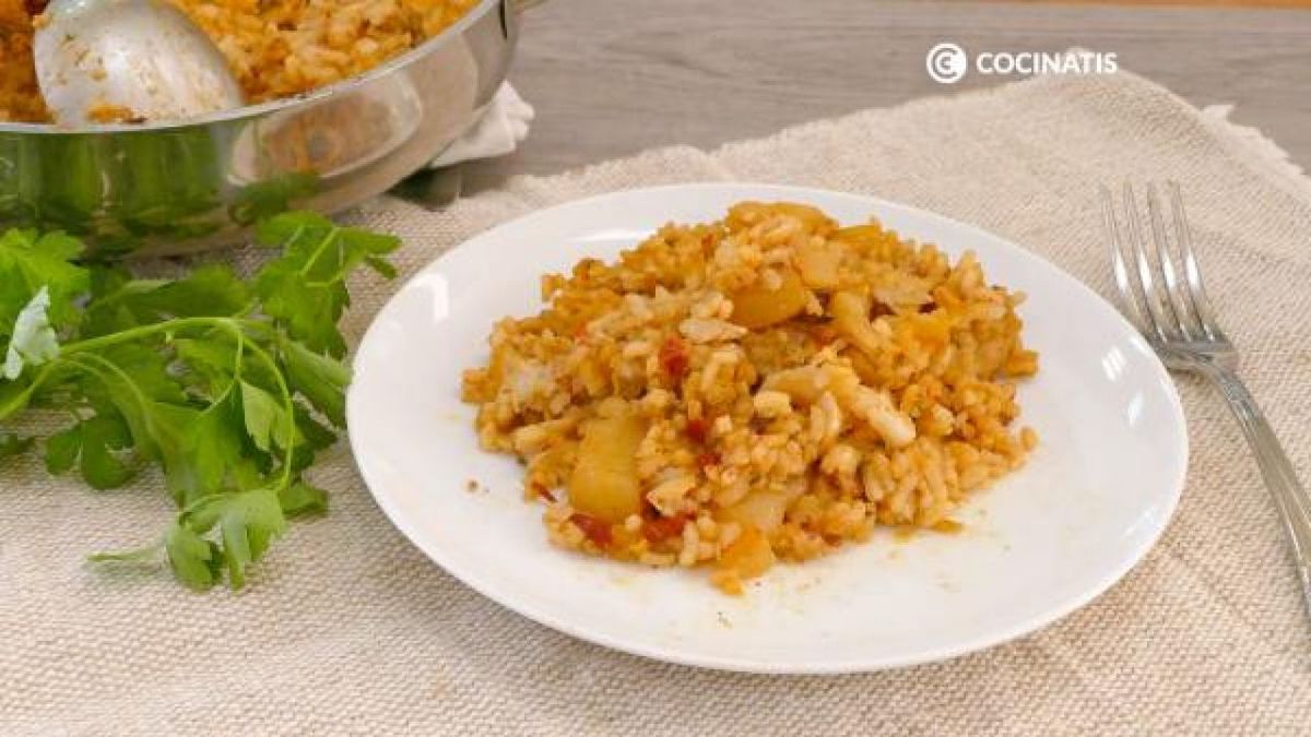 Receta de arroz con bacalao  paso 7