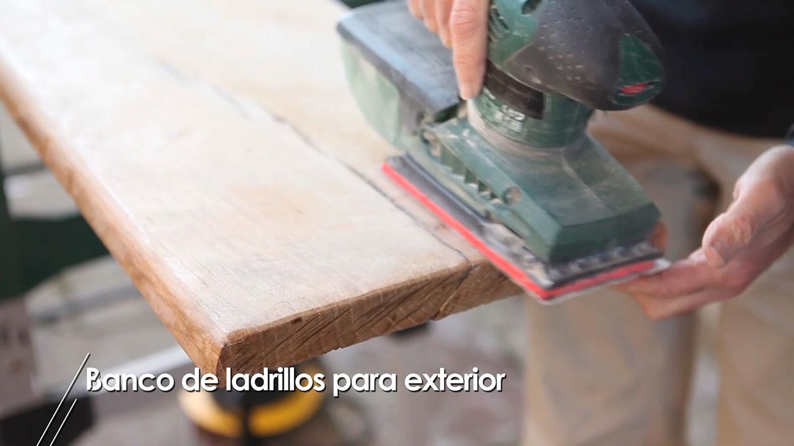 Como hacer un banco con ladrillos para el exterior paso 3 Como hacer un banco con ladrillos para el exterior paso 3
