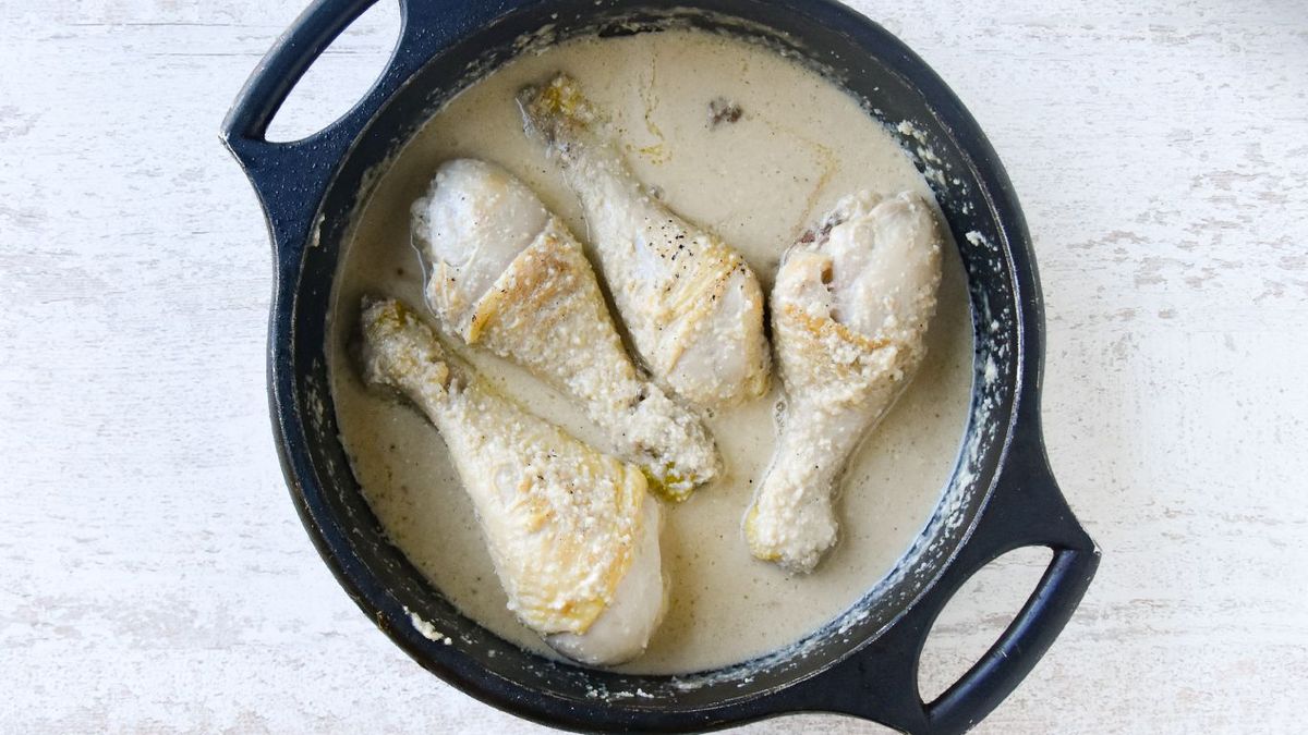 Tiempo cocer pollo en salsa de almendras