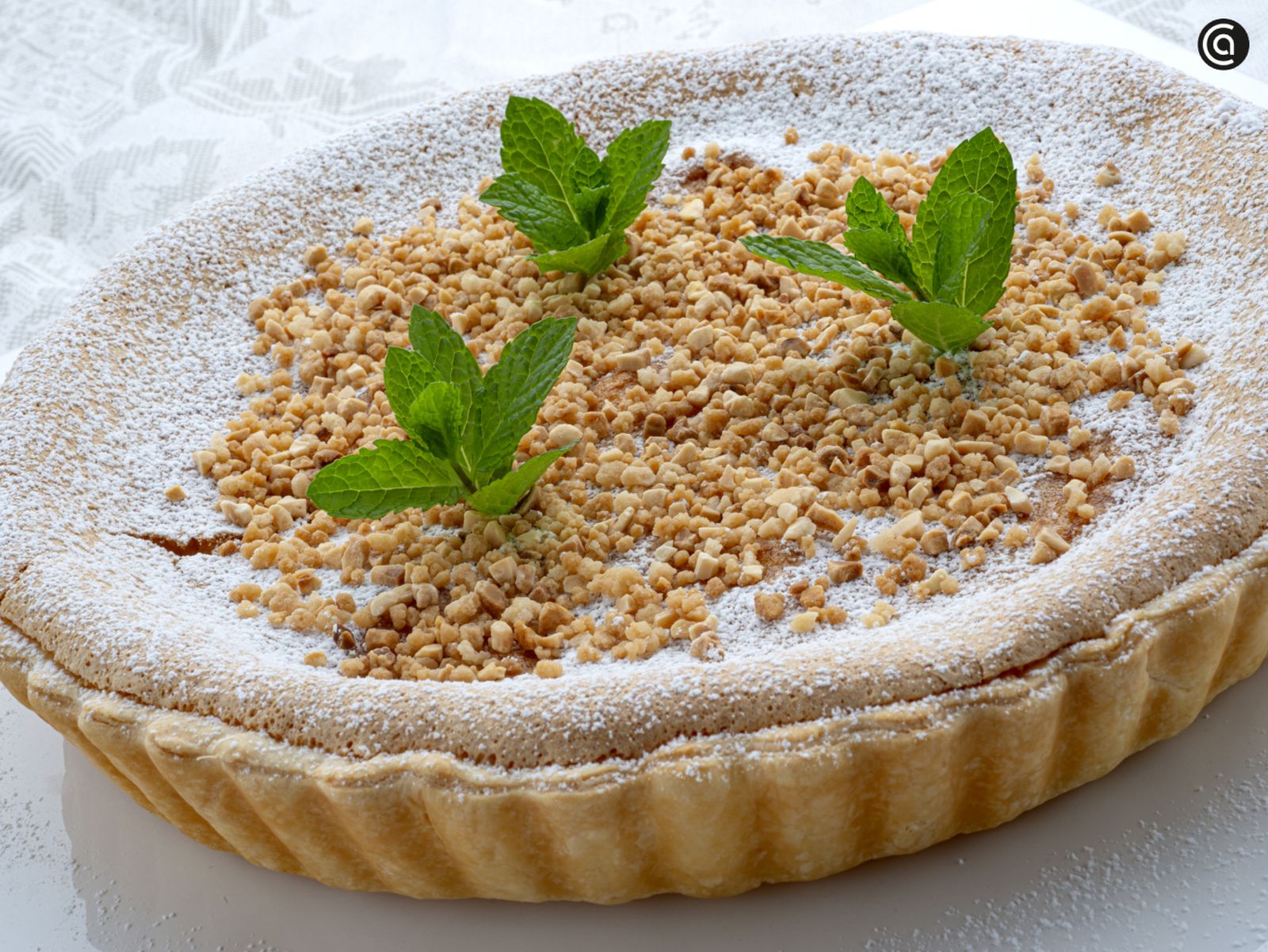 Pastel de piña y almendra