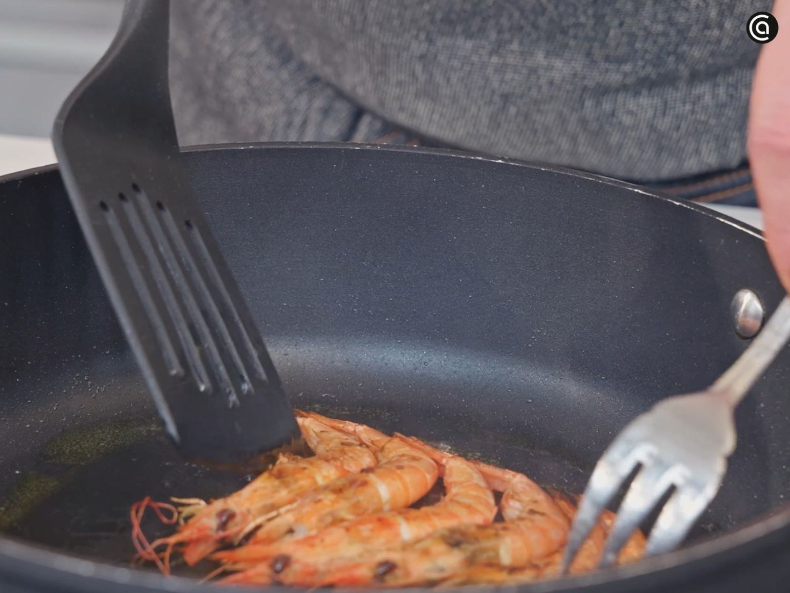 Arroz meloso con gambas - paso 1