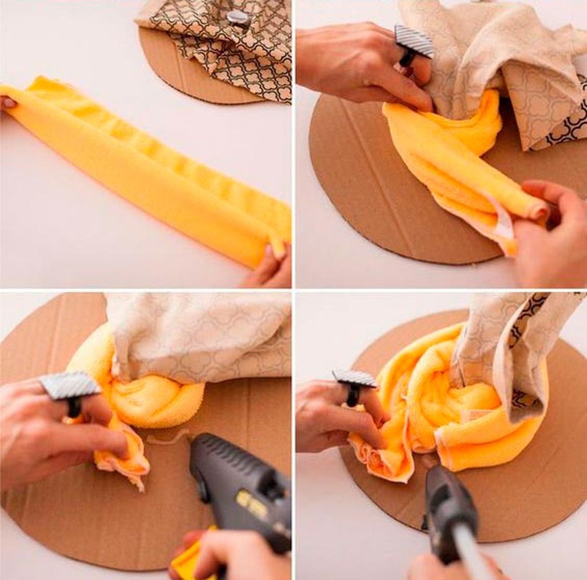 rascador casero carton gatos paso 5