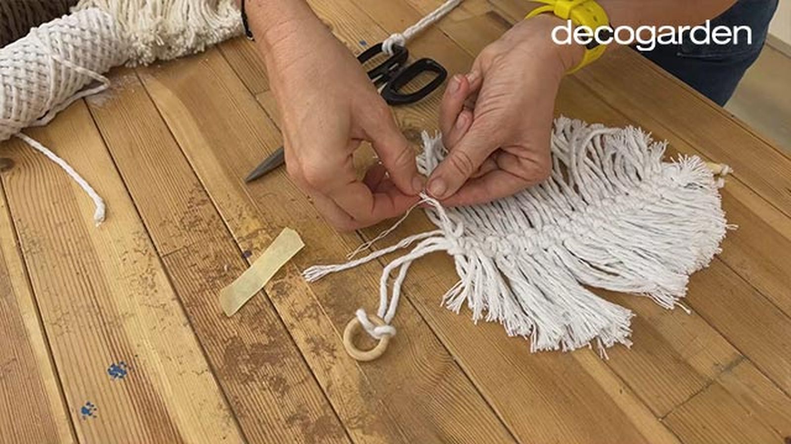 como hacer hojas de macrame paso 9 como hacer hojas de macrame paso 9
