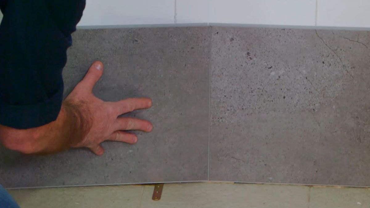 Revestimiento para el baño paso 3