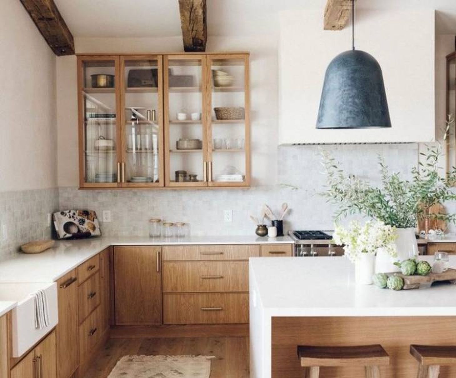 Cocinas rústicas modernas calidez, naturalidad y funcionalidad 2