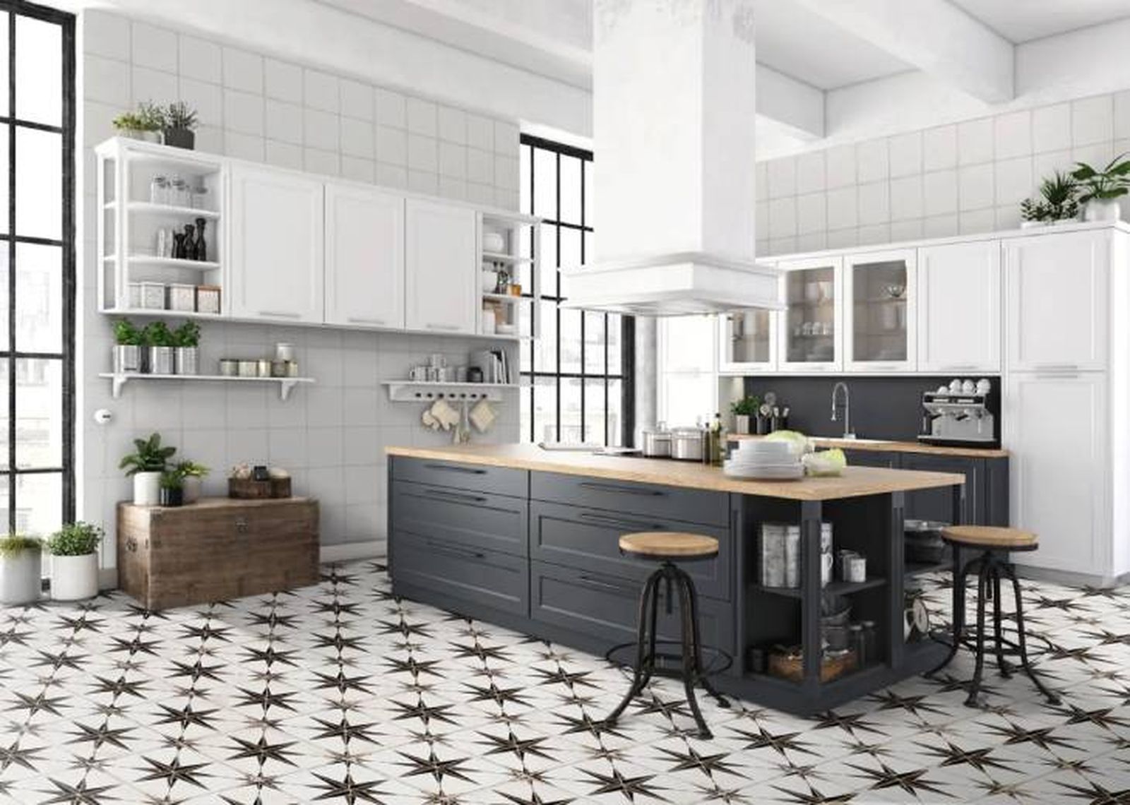 Suelo hidráulico en la cocina 5 Suelo hidráulico en la cocina 5