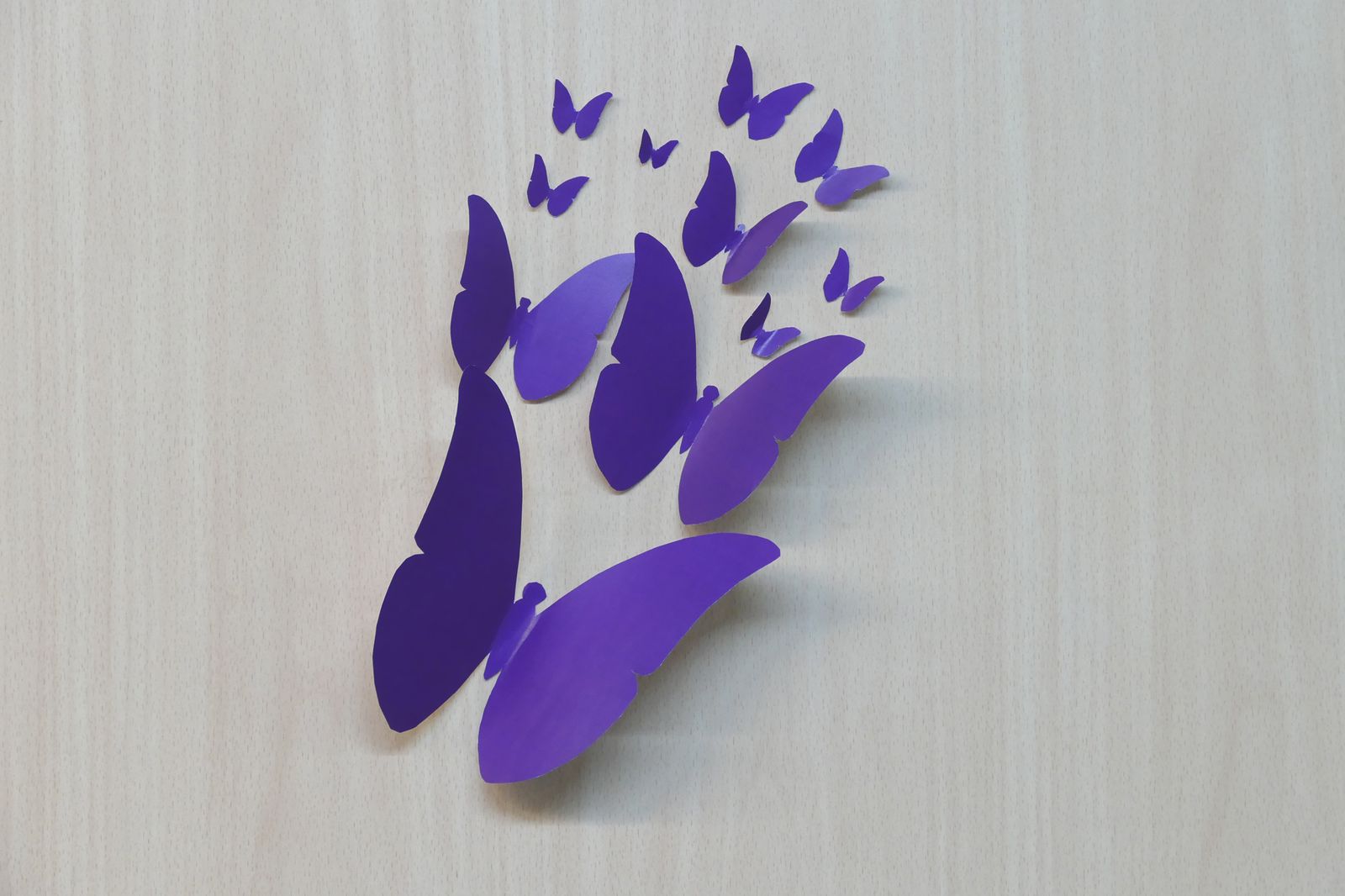 Mariposas para decorar la pared paso 4 Mariposas para decorar la pared paso 4