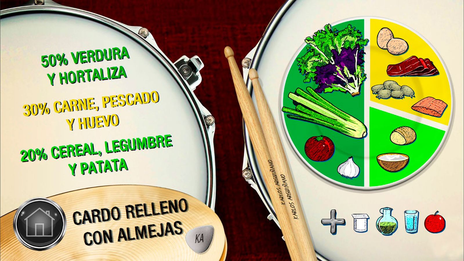 cardo relleno plato cardo relleno plato