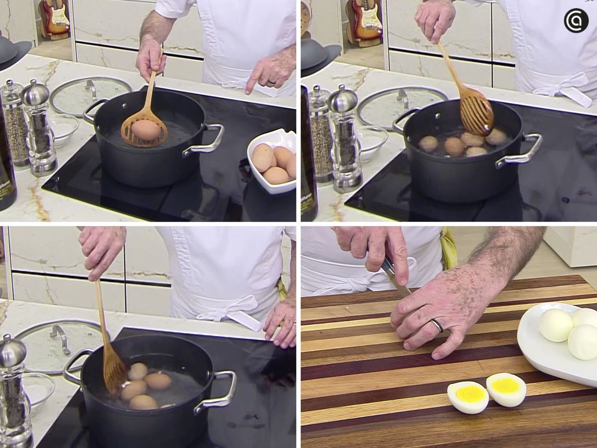 El truco de Karlos Arguiñano para que la yema del huevo quede centrada