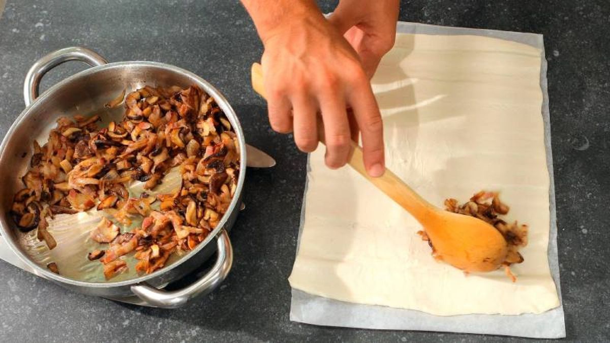 Empanada de setas y bacon   Paso 4