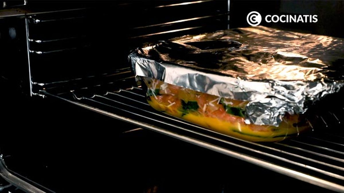 Receta de pastel de calabacÃ­n y atÃºn  paso 4