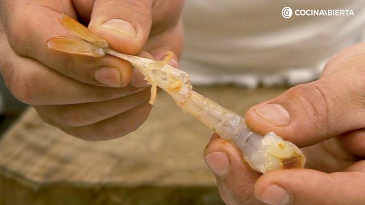 Como pelar gambas y langostinos 3