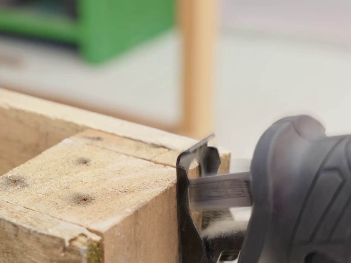 Cortar las piezas del palet