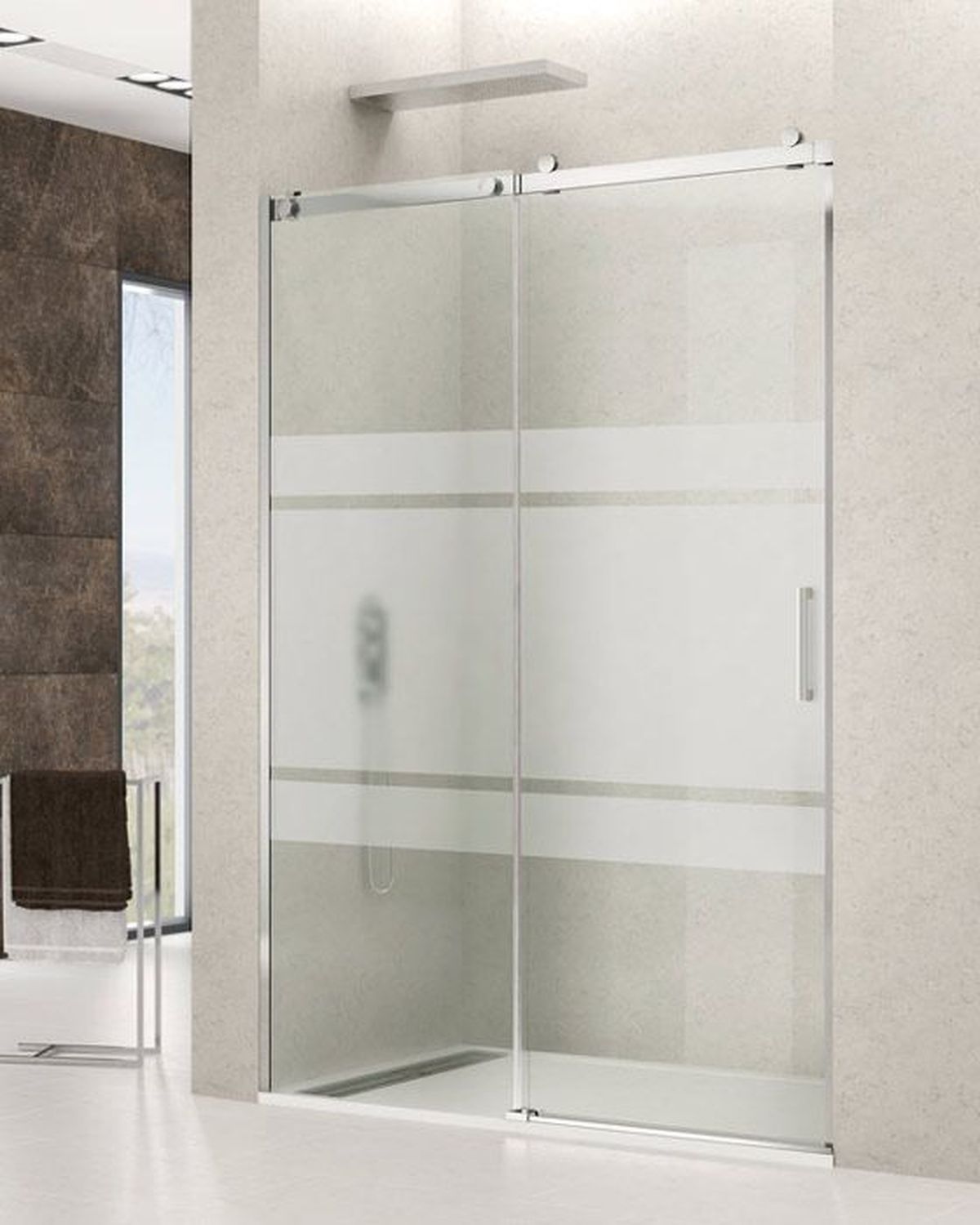 ducha mampara vinilo