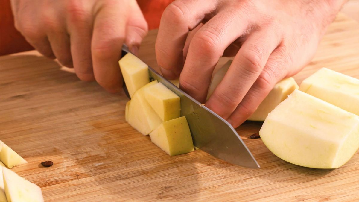 pechuga de pavo con salsa de manzana y zanahoria  paso 1