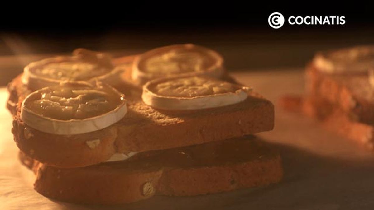 Receta de croque de queso de cabra, bacon y huevo  paso 5