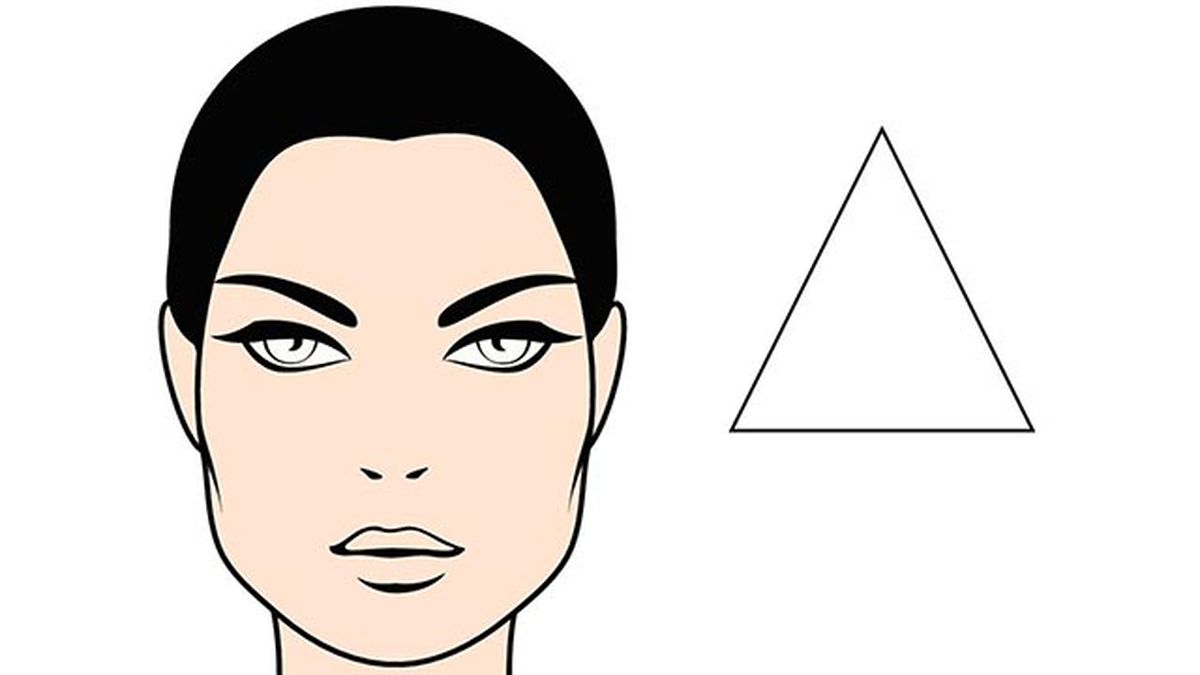 sabes cual es tu forma de rostro triangulo