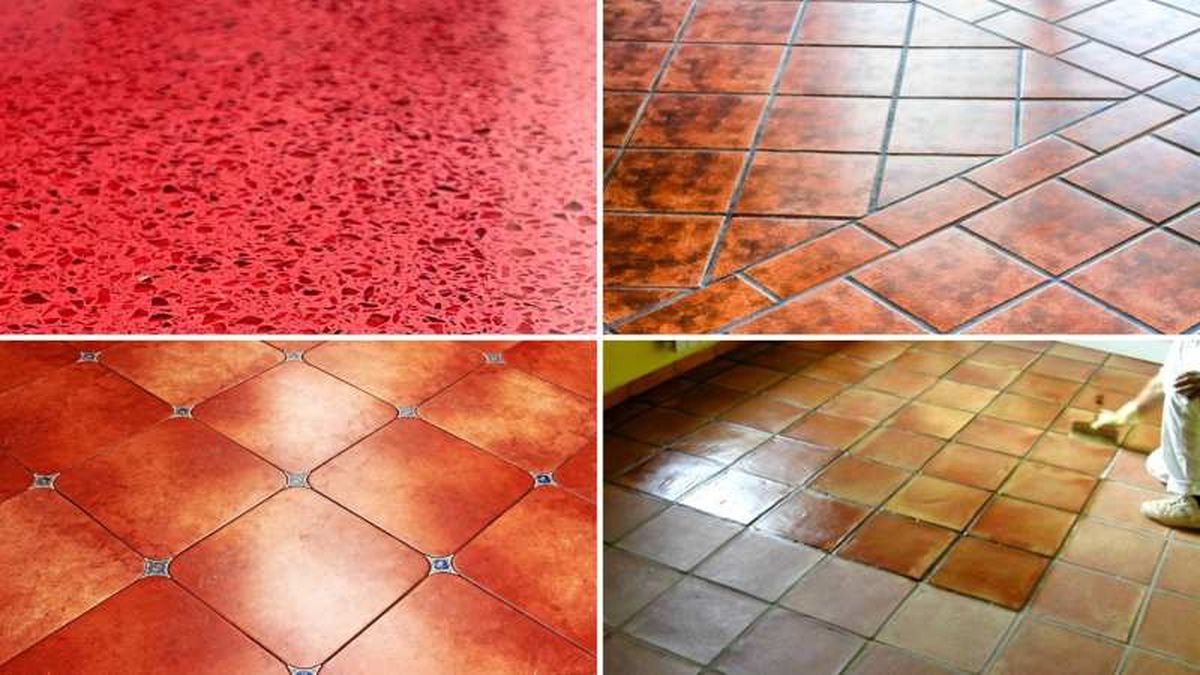 Suelos porosos de color rojo o tonalidad rojiza