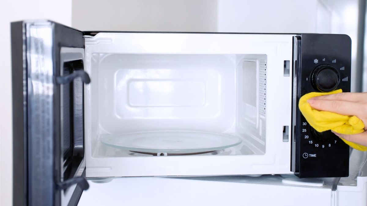 Limpieza del microondas