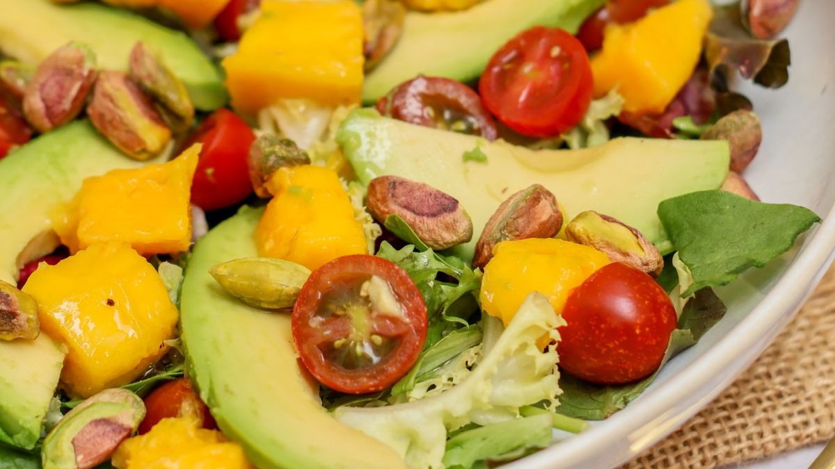 Ensalada de aguacate y mango