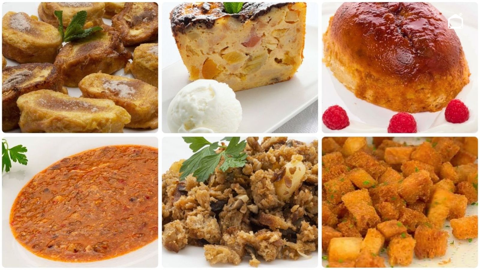 Ideas de recetas para hacer con el pan de la víspera