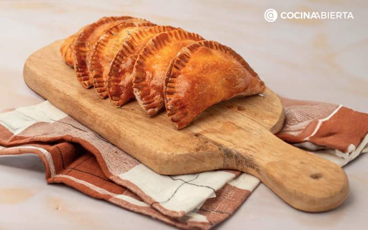 Empanadillas de manzana y canela hechas en la freidora de aire