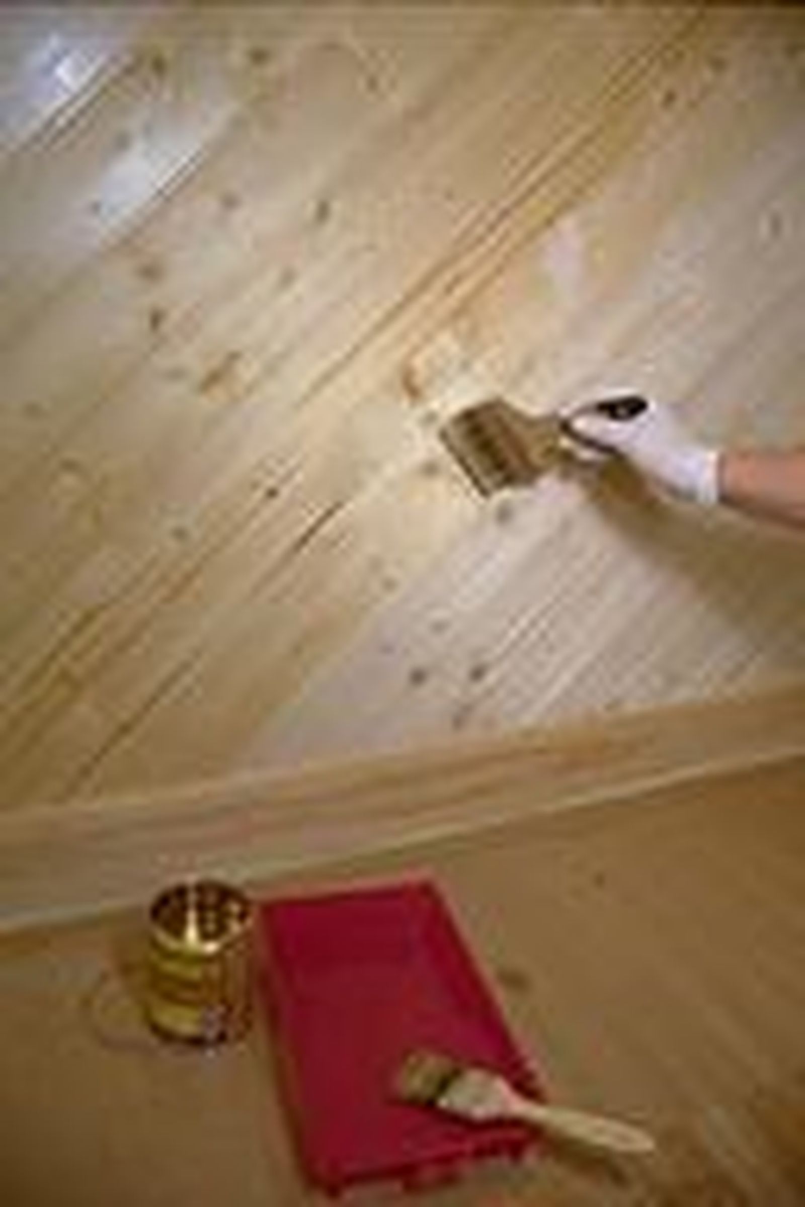 Pintar un friso de madera paso 3 Pintar un friso de madera paso 3