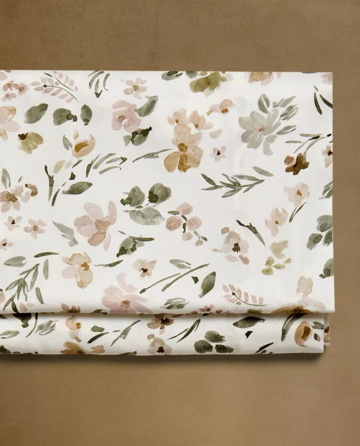 Sábana encimera de satén con flores pequeñas, referencia: 9144/089.